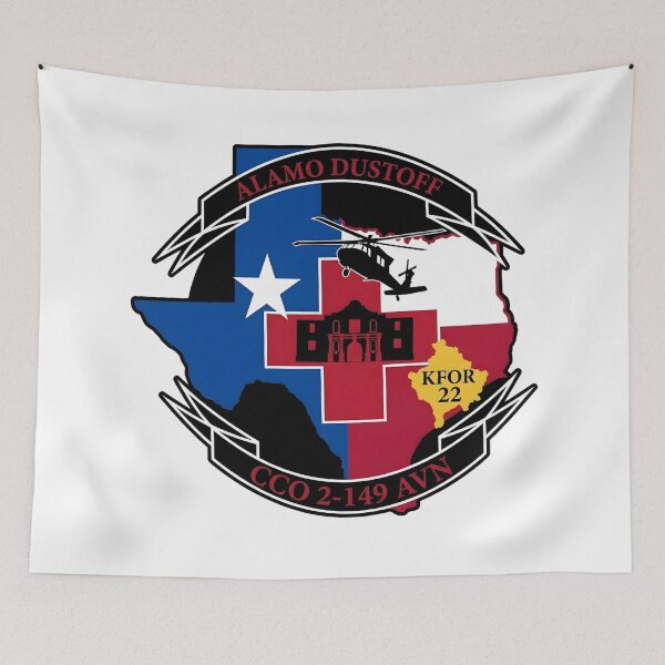 Item preview, C Co 2-149 AVN Alamo Dustoff KFOR 22 Deployment Emblem designed and sold by CharlieDesings.