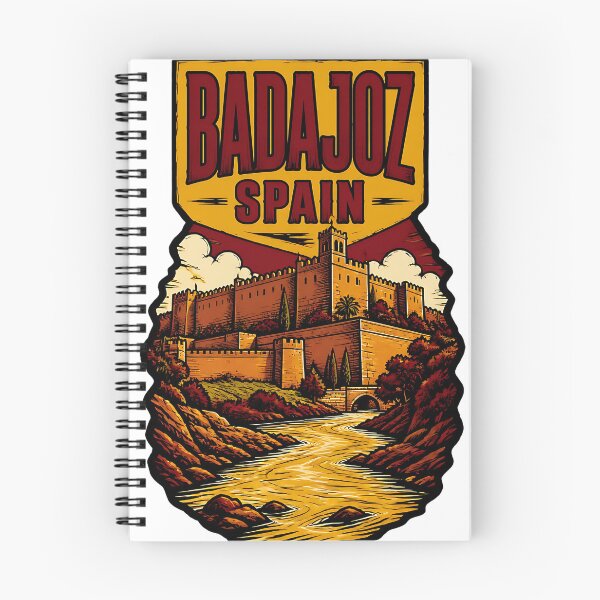 Item preview, Badajoz Spain Vintage Travel Tourism designed and sold by TravelersGems.