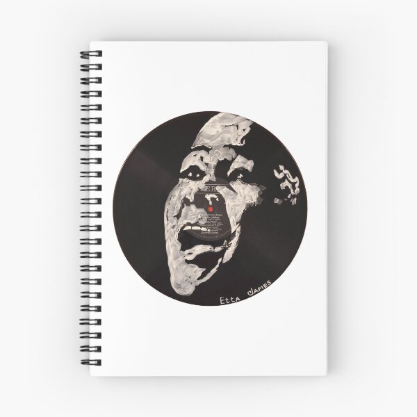 Item preview, Etta James Soul Blues Legend Portrait Painted on Vinyl Record Wall Art – Facevinyl #86 designed and sold by Yurii Yermolenko.