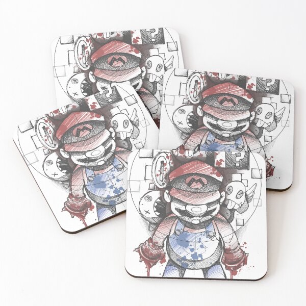 Item preview, Mario playing with friends. designed and sold by Inked T.
