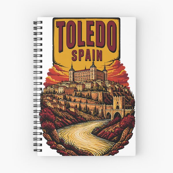 Item preview, Toledo Spain Vintage Travel Tourism designed and sold by TravelersGems.