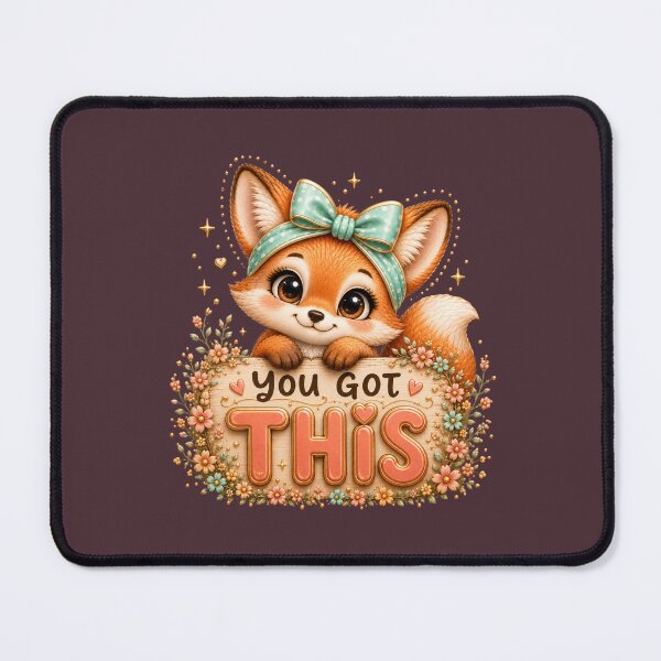 Item preview, You Got This – Cute Fox Positive Motivational Design designed and sold by HO•Designs.