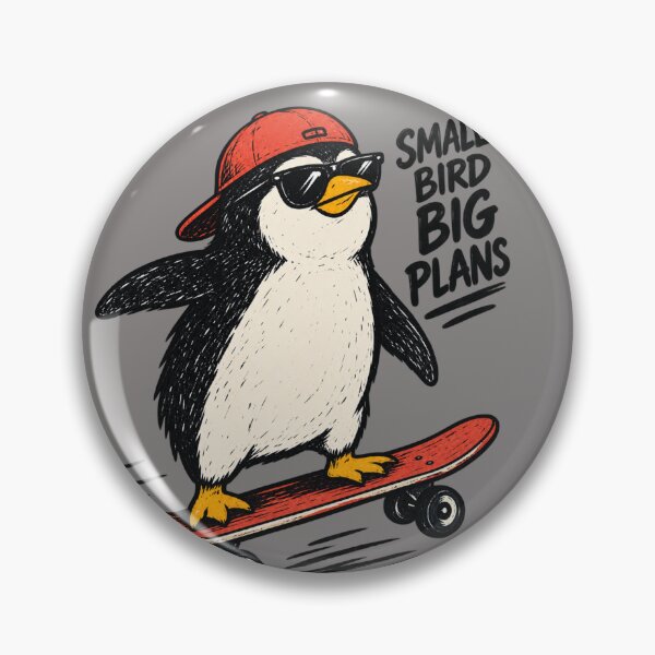 Item preview, Small Bird Big Plans Skateboard Penguin designed and sold by Houldi.