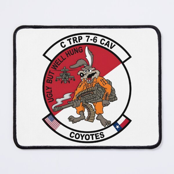 Item preview, C Trp 7-6 CAV Coyotes Ugly But Well Hung Emblem designed and sold by CharlieDesings.