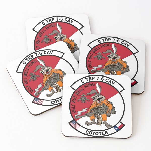 Item preview, C Trp 7-6 CAV Coyotes Ugly But Well Hung Emblem designed and sold by CharlieDesings.