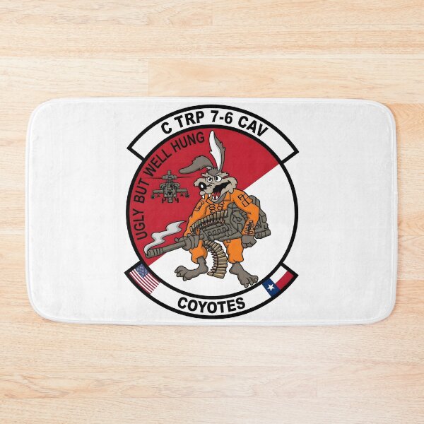 Item preview, C Trp 7-6 CAV Coyotes Ugly But Well Hung Emblem designed and sold by CharlieDesings.