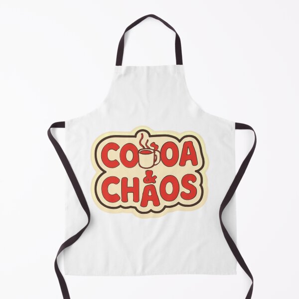 Item preview, Cocoa and Chaos - Funny Coffee Lover Sticker Design designed and sold by trendplusco.