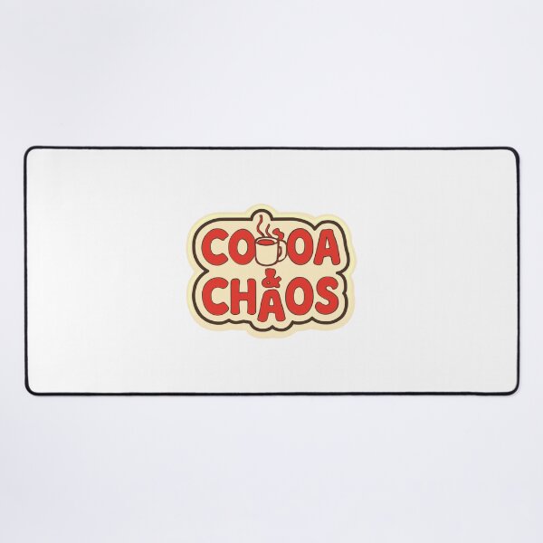 Item preview, Cocoa and Chaos - Funny Coffee Lover Sticker Design designed and sold by trendplusco.