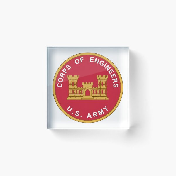 Item preview, US Army Corps of Engineers Essayons Castle Roundel Emblem designed and sold by CharlieDesings.