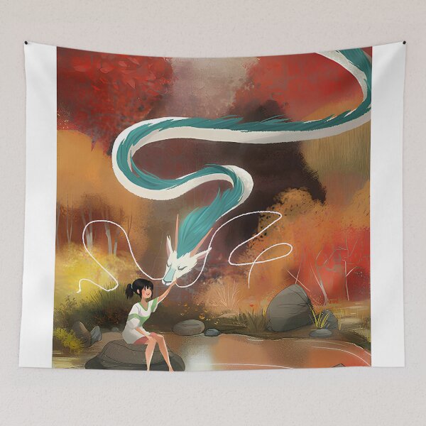 Item preview,  waiting girl [[chihiros's]] on -%[ghiblis]%-river aways dragon designed and sold by Amorrieart.