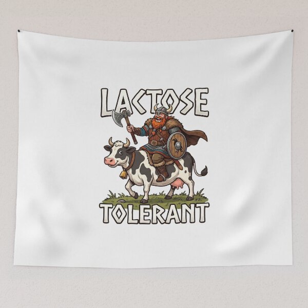 Item preview, Health Humor Lactose Tolerance Anti Hippie Milk Dairy Diet Alpha Male  designed and sold by Space Ghettos.