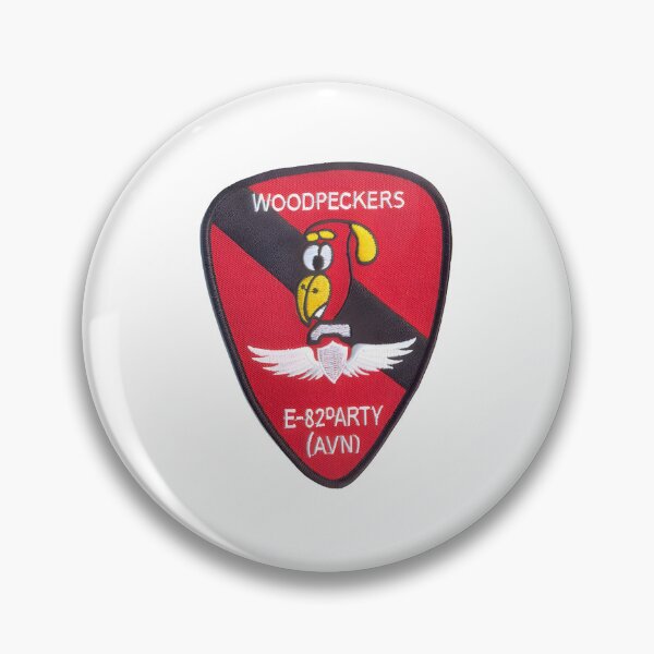 Item preview, E Battery 82nd Artillery Woodpeckers Aviation Vietnam War Emblem designed and sold by CharlieDesings.