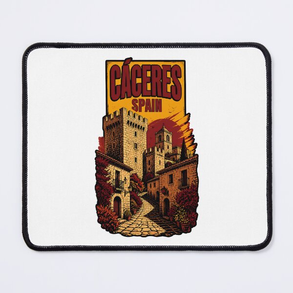 Item preview, Caceres Spain Vintage Travel Tourism designed and sold by TravelersGems.