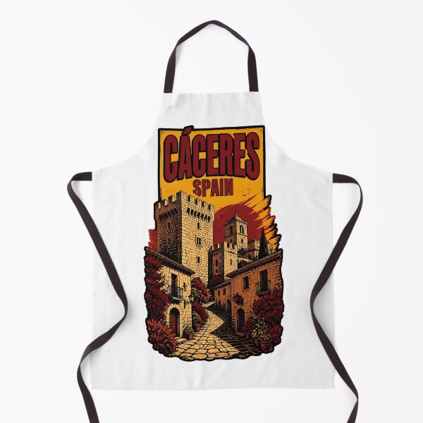 Item preview, Caceres Spain Vintage Travel Tourism designed and sold by TravelersGems.