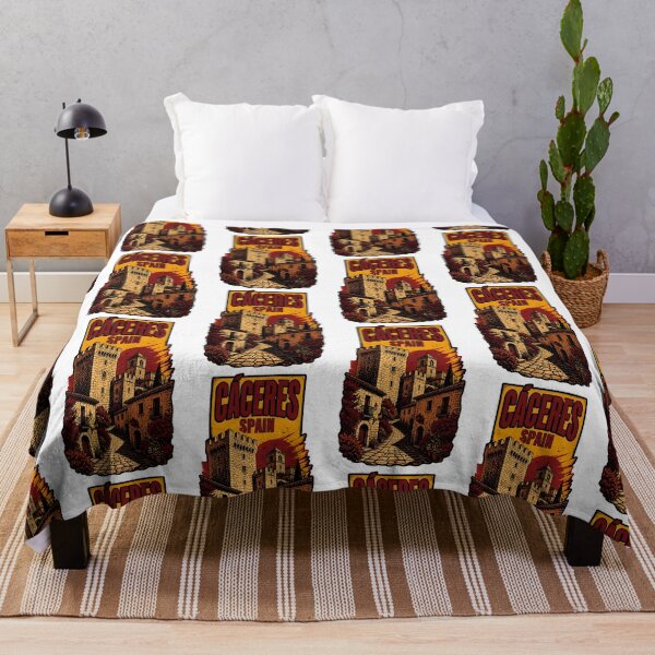 Item preview, Caceres Spain Vintage Travel Tourism designed and sold by TravelersGems.