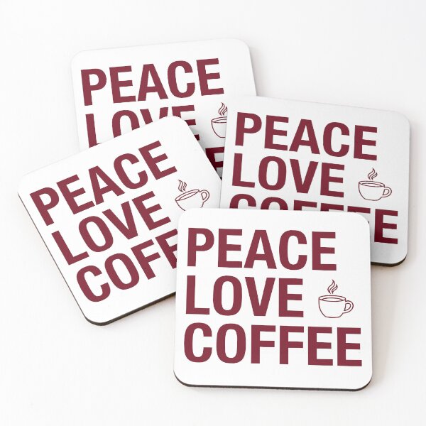 Item preview, Peace Love Coffee designed and sold by JCTurn.