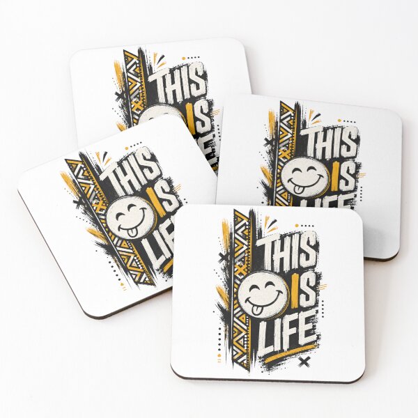Item preview, This Is Life Smiley Street Art designed and sold by zer0o08.