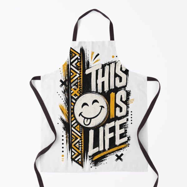 Item preview, This Is Life Smiley Street Art designed and sold by zero8.design.