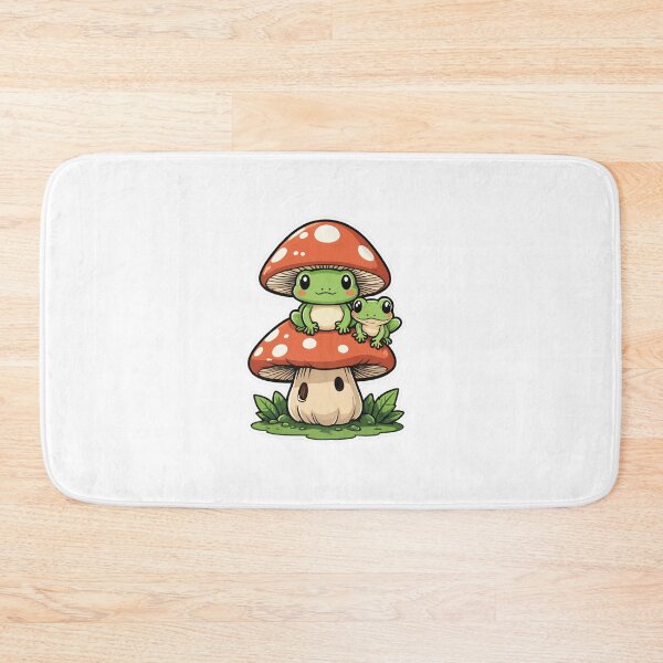 Item preview, Cottagecore Mushroom Character Bold Outline Minimal – Mushroom lover gift designed and sold by michallechowicz.
