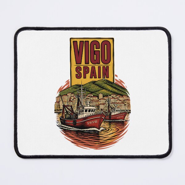 Item preview, Vigo Spain Vintage Travel Tourism designed and sold by TravelersGems.