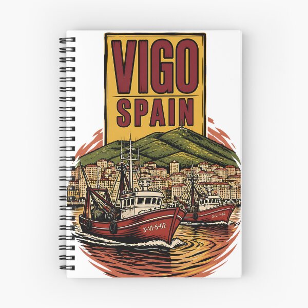 Item preview, Vigo Spain Vintage Travel Tourism designed and sold by TravelersGems.