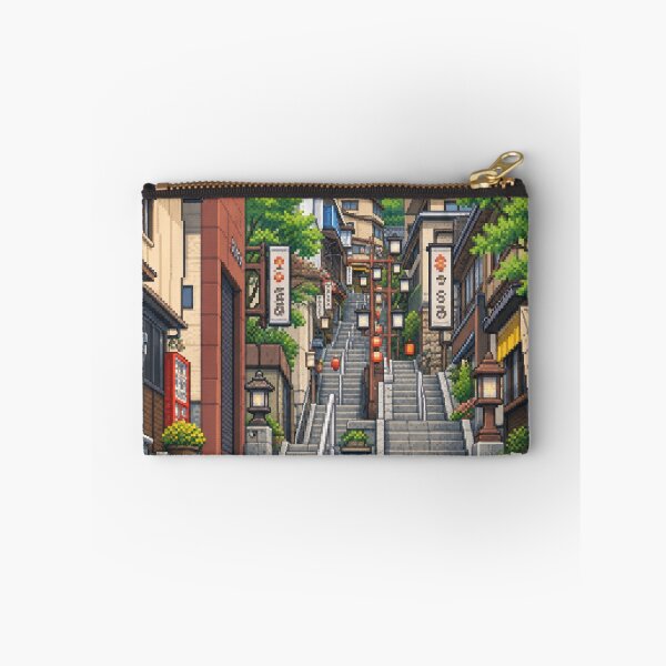 Item preview, Ikaho Onsen Stone Steps Pixel Art designed and sold by sabusabu78.