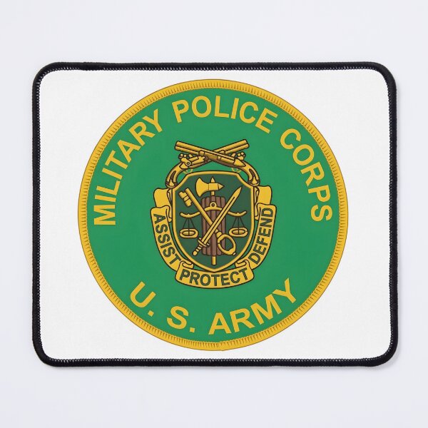 Item preview, US Army Military Police Corps Assist Protect Defend Crest Emblem designed and sold by CharlieDesings.