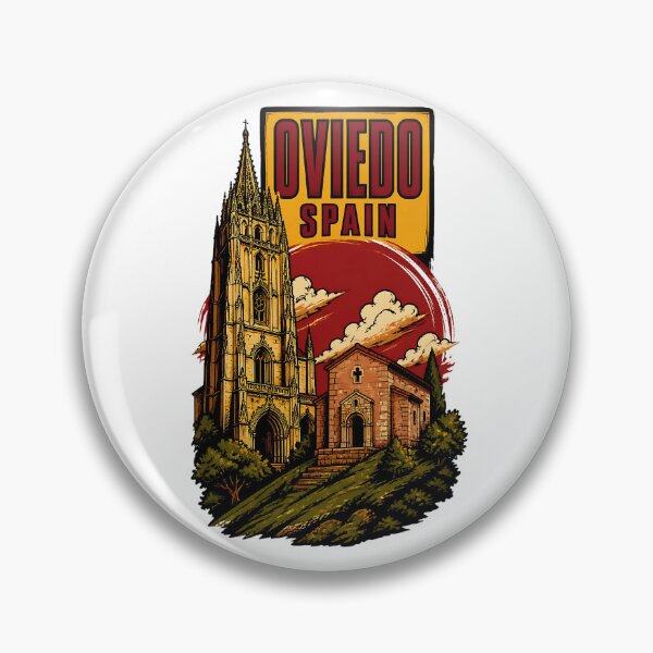 Item preview, Oviedo Spain Vintage Travel Tourism designed and sold by TravelersGems.