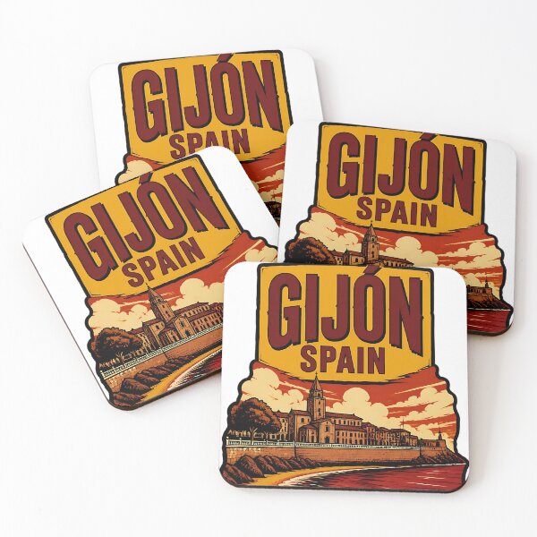 Item preview, Gijon Spain Vintage Travel Tourism designed and sold by TravelersGems.