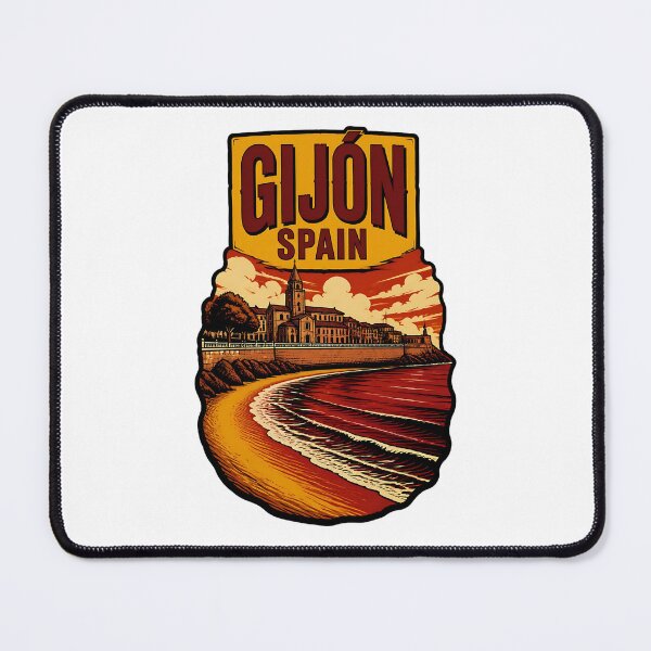 Item preview, Gijon Spain Vintage Travel Tourism designed and sold by TravelersGems.