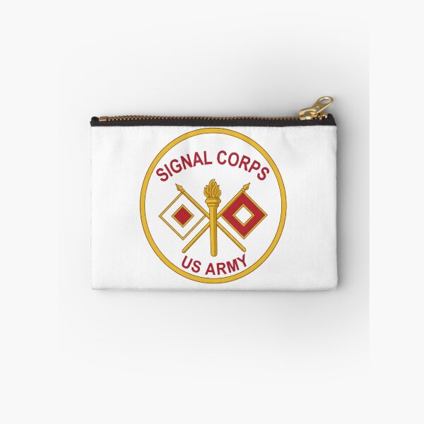 Item preview, US Army Signal Corps Crossed Flags Torch Roundel Emblem designed and sold by CharlieDesings.