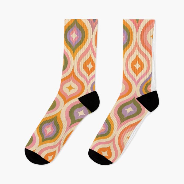 Item preview, Groovy 70s Retro Flower Power Pattern designed and sold by Nextstep Design.