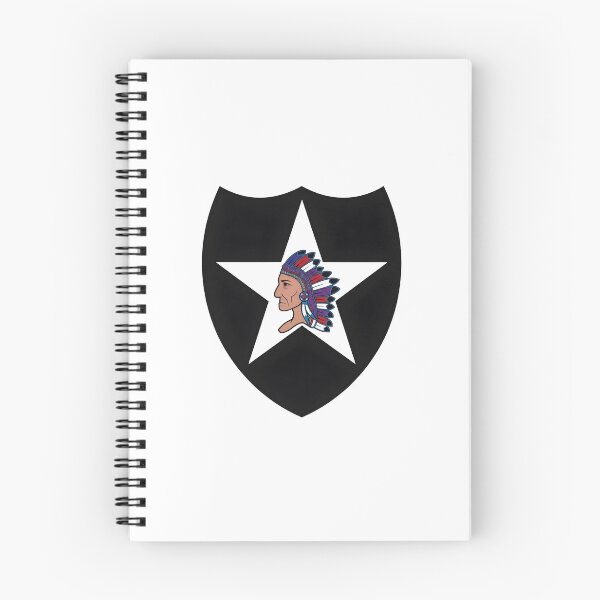 Item preview, US Army 2nd Infantry Division Indianhead Black Shield Emblem designed and sold by CharlieDesings.