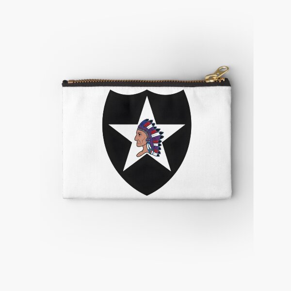 Item preview, US Army 2nd Infantry Division Indianhead Black Shield Emblem designed and sold by CharlieDesings.