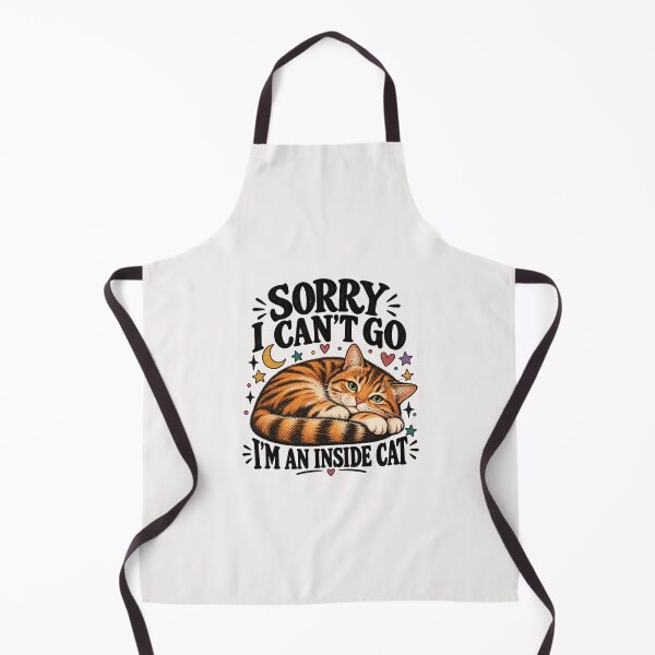 Item preview, Sorry I Can’t Go I’m an Inside Cat Funny Introvert Cat, Introvert Cat Humor Homebody Cat, Funny Cat Lover  designed and sold by Pawsome Quotes.
