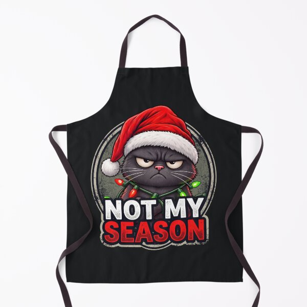 Item preview, Grumpy Christmas Cat – Not My Season designed and sold by Infinitee8hirts.