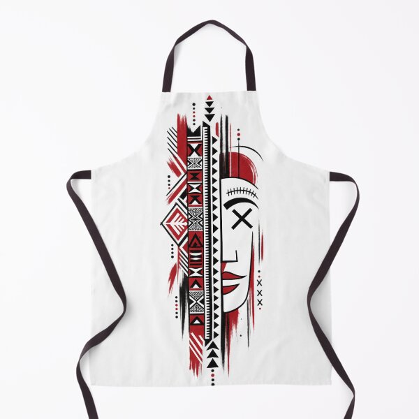 Item preview, Abstract Tribal Face Geometric Art designed and sold by zero8.design.
