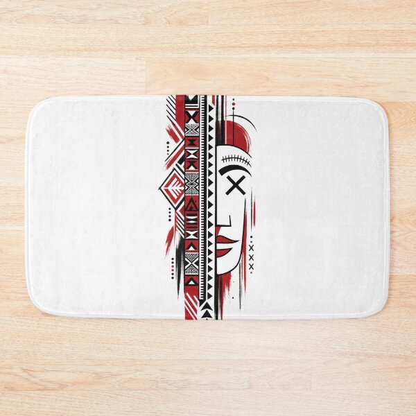 Item preview, Abstract Tribal Face Geometric Art designed and sold by zero8.design.