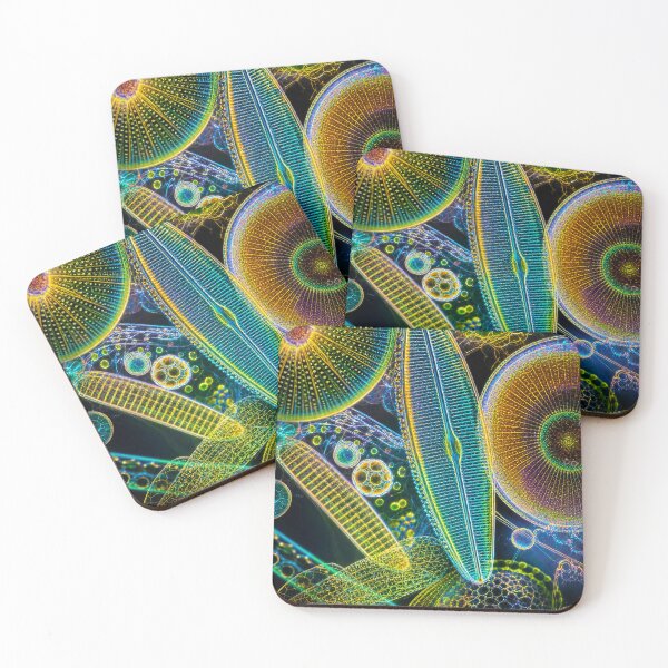 Item preview, Microscopic Diatom Organisms Psychedelic Art | Microcosmos designed and sold by monkeybusiness.pt.