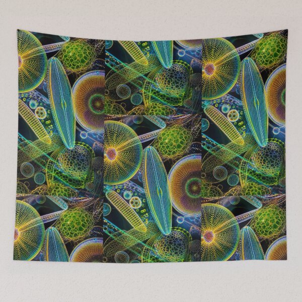 Item preview, Microscopic Diatom Organisms Psychedelic Art | Microcosmos designed and sold by monkeybusiness.pt.
