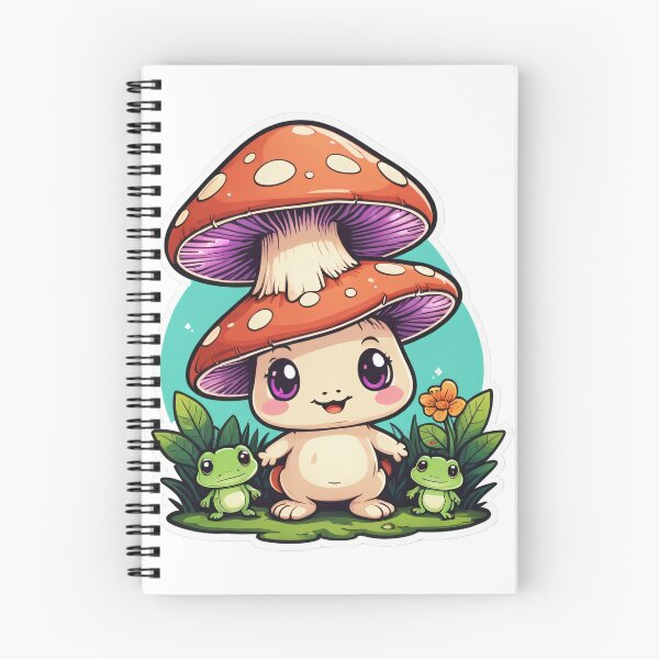 Item preview, Cottagecore Mushroom Character 80s Synthwave Style – Mushroom lover gift designed and sold by michallechowicz.