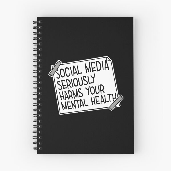 Item preview, Social Media Seriously Harms Your Mental Health designed and sold by shirt-o-mat.