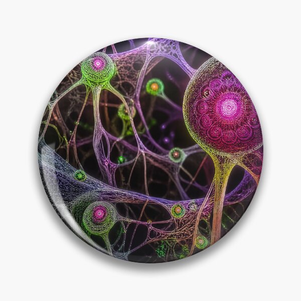Item preview, Neural Network Bioluminescent Organic Web | Microcosmos designed and sold by monkeybusiness.pt.