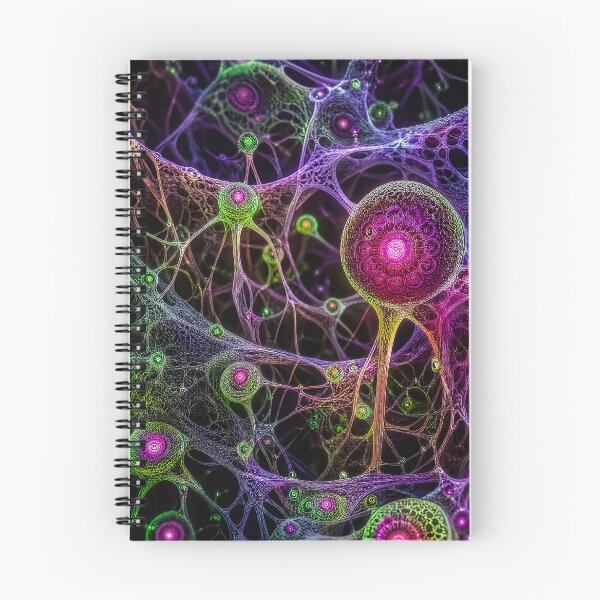 Item preview, Neural Network Bioluminescent Organic Web | Microcosmos designed and sold by monkeybusiness.pt.