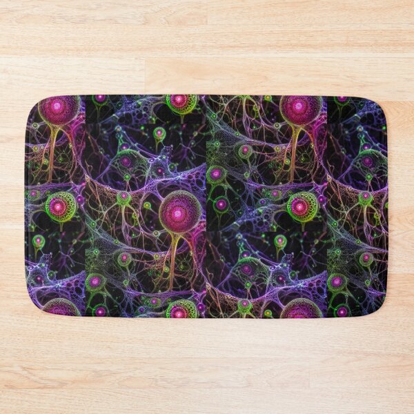 Item preview, Neural Network Bioluminescent Organic Web | Microcosmos designed and sold by monkeybusiness.pt.