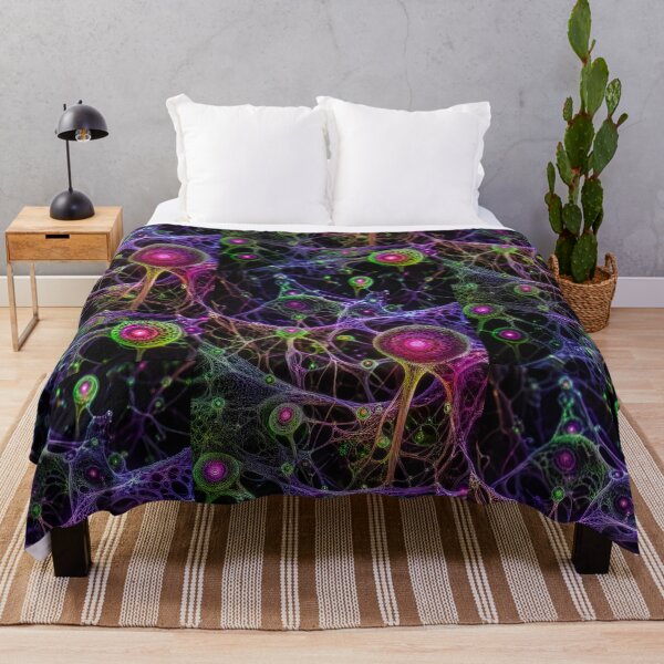 Item preview, Neural Network Bioluminescent Organic Web | Microcosmos designed and sold by monkeybusiness.pt.