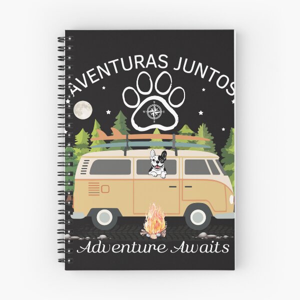 Item preview, Vanlife Dog Campervan Surfing Camping - Adventures Together Sticker designed and sold by EfectoCreativo.