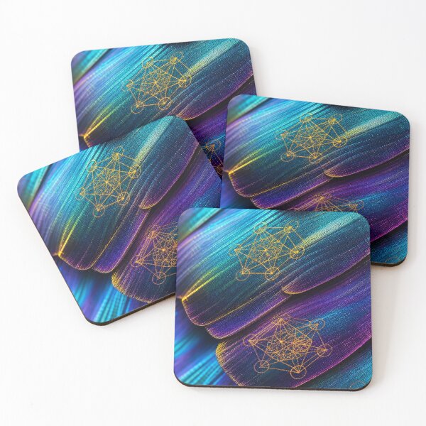 Item preview, Metatron's Cube Sacred Geometry Wings | Microcosmos designed and sold by monkeybusiness.pt.