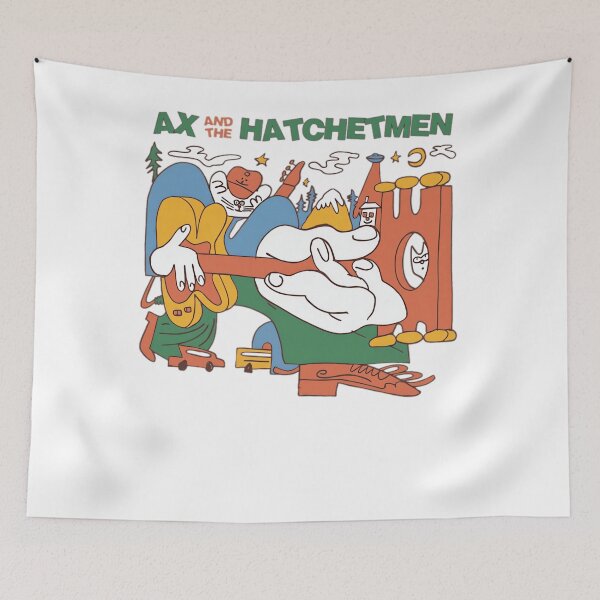 Item preview, Ax And The Hatchetmen Mouse Music Fan Design designed and sold by jerrimisty889.