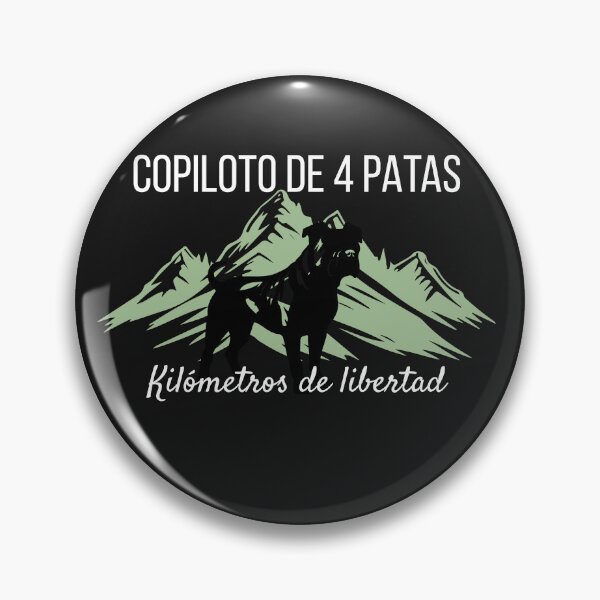 Item preview, Four-Legged Co-Pilot Dog Camper Quote - Kilometers of Freedom Sticker designed and sold by EfectoCreativo.